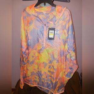 New Under Armour Storm-Up-The-Pace Jacket. Vibrant Multicolor Men's Jacket